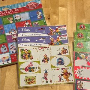 💲 5 for $20 Favorite Characters Peel 'n Stick Gift Tags- 6 packs